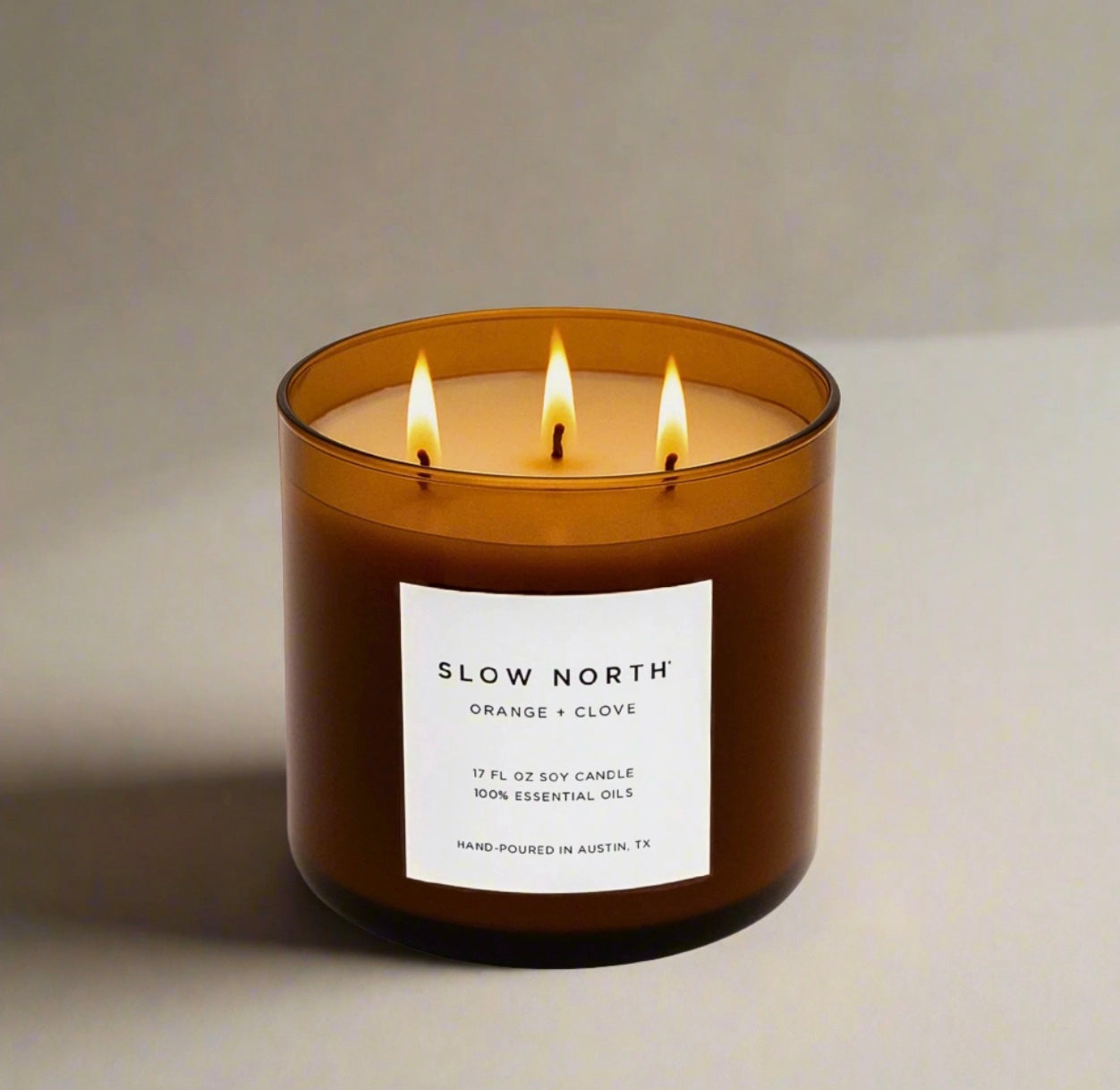 Orange + Clove - Signature 3-Wick Non-Toxic Candle