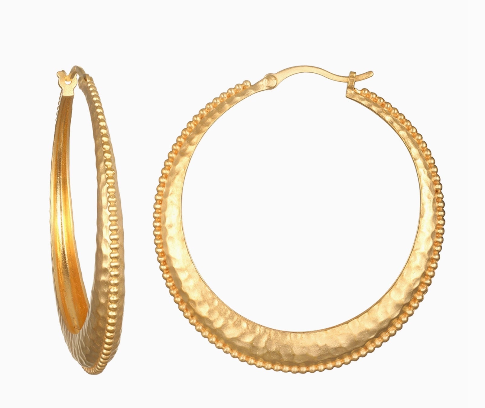 Timeless Beauty Dot Hoop Earrings