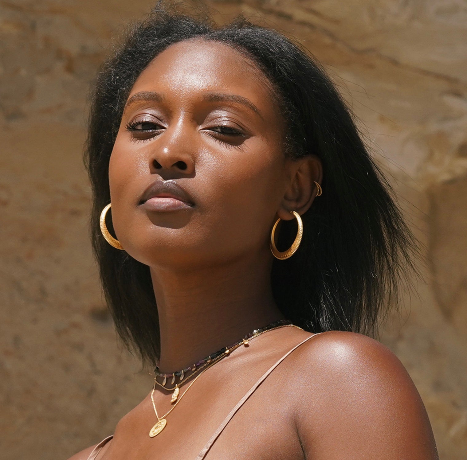 Timeless Beauty Dot Hoop Earrings