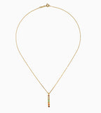 Multi Stone Chakra Stick Necklace