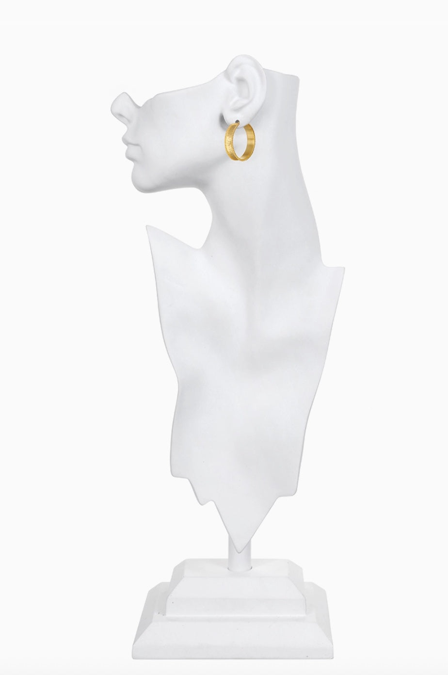 Bold Spirit Gold Hoop Earrings