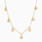 Gold Chakra Choker Necklace