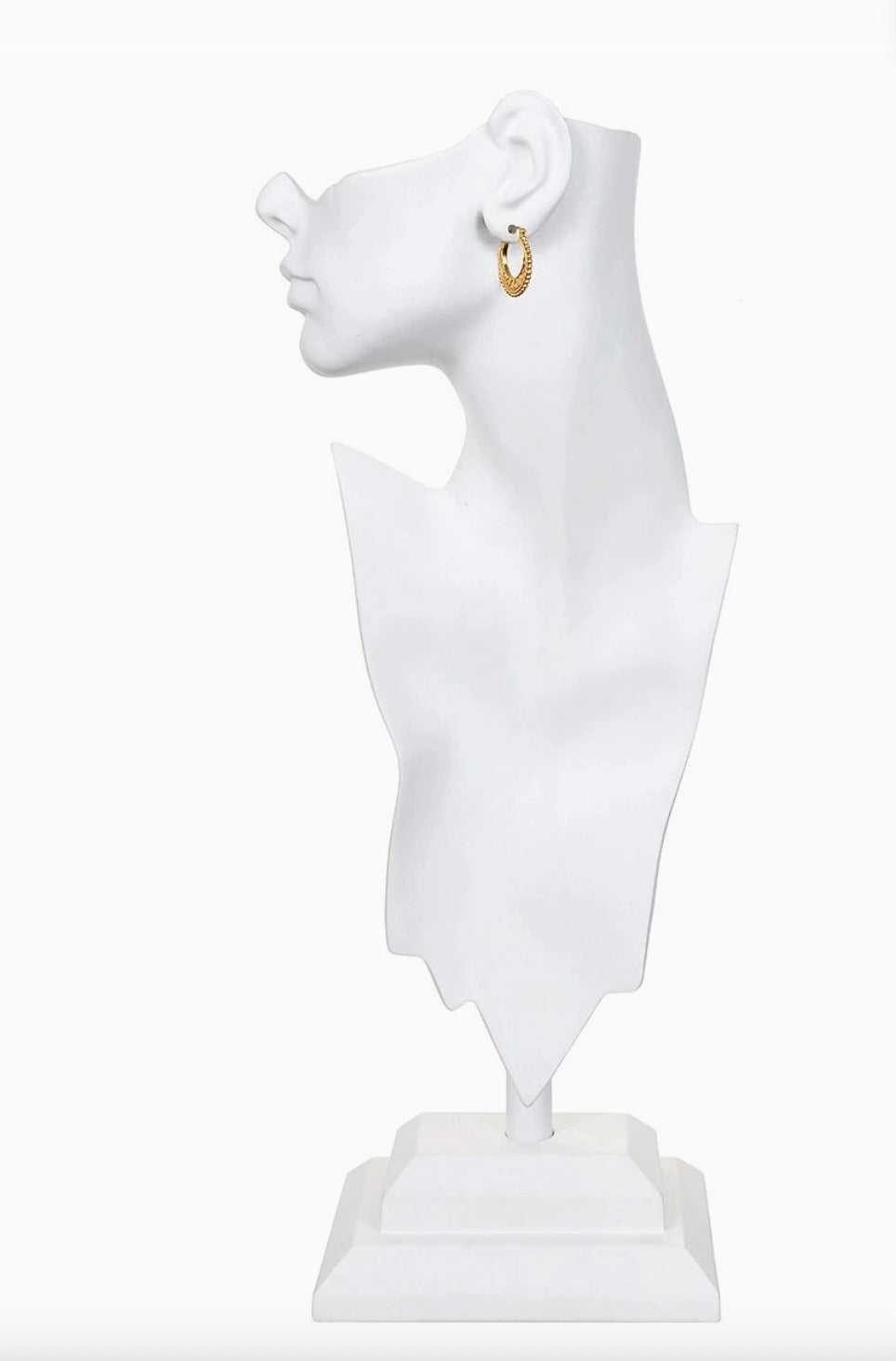 Gold Mandala Hoop Earrings