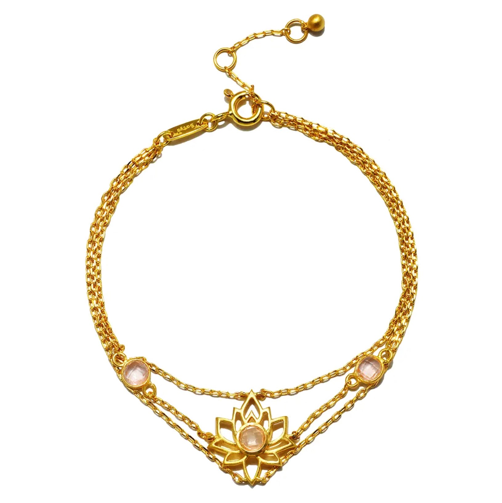 Transformed by Love Lotus Bracelet