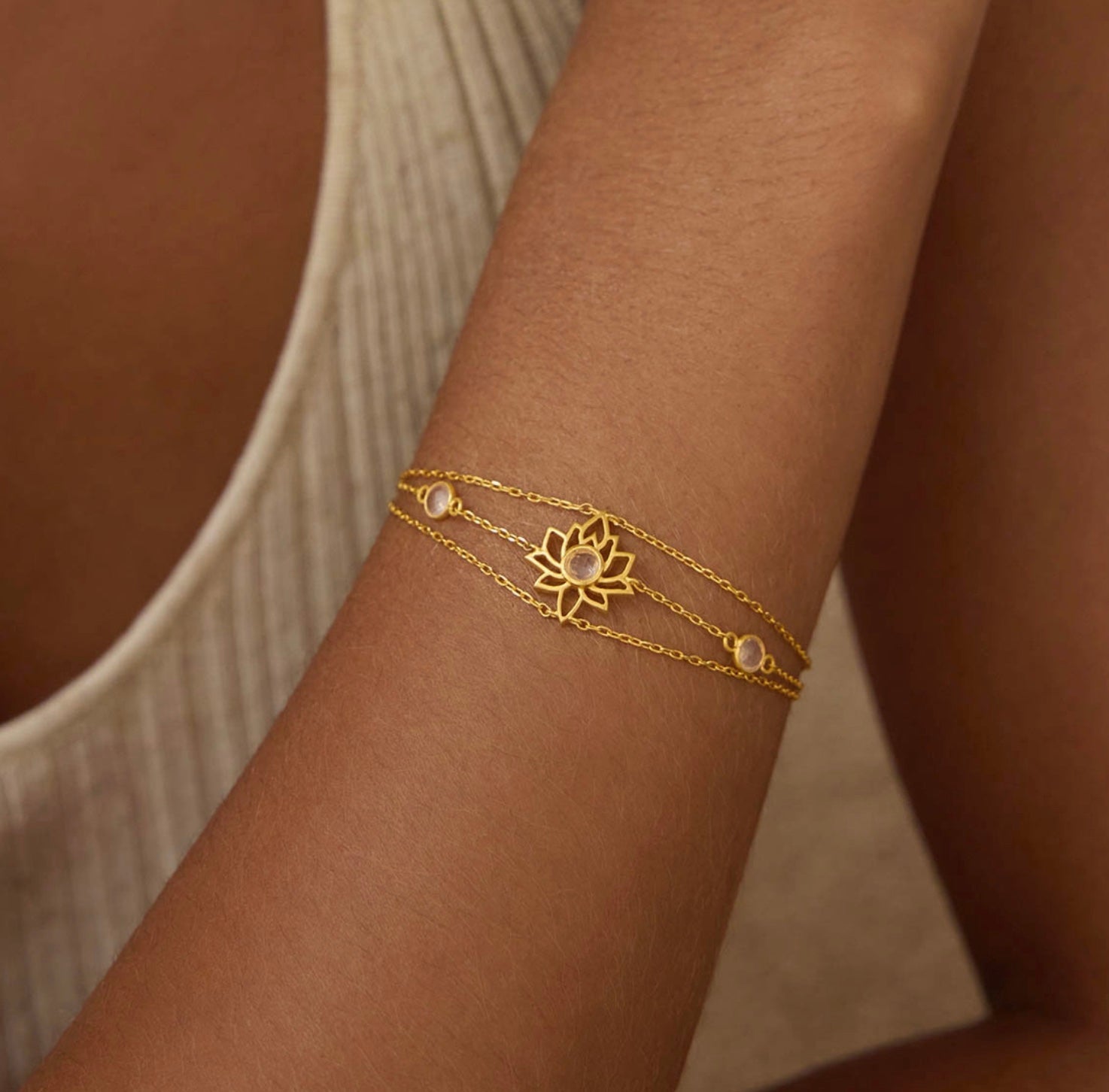 Transformed by Love Lotus Bracelet
