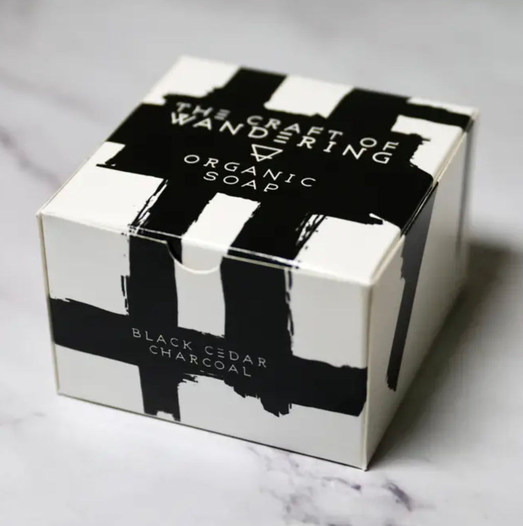 Black Cedar Charcoal Organic Soap
