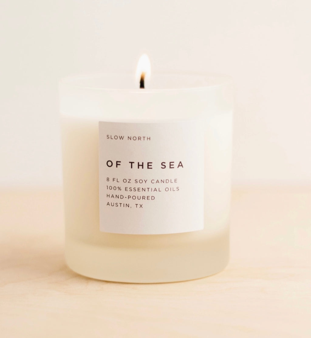 Of The Sea (Lavender, Eucalyptus, Peppermint) - Non-Toxic Candle