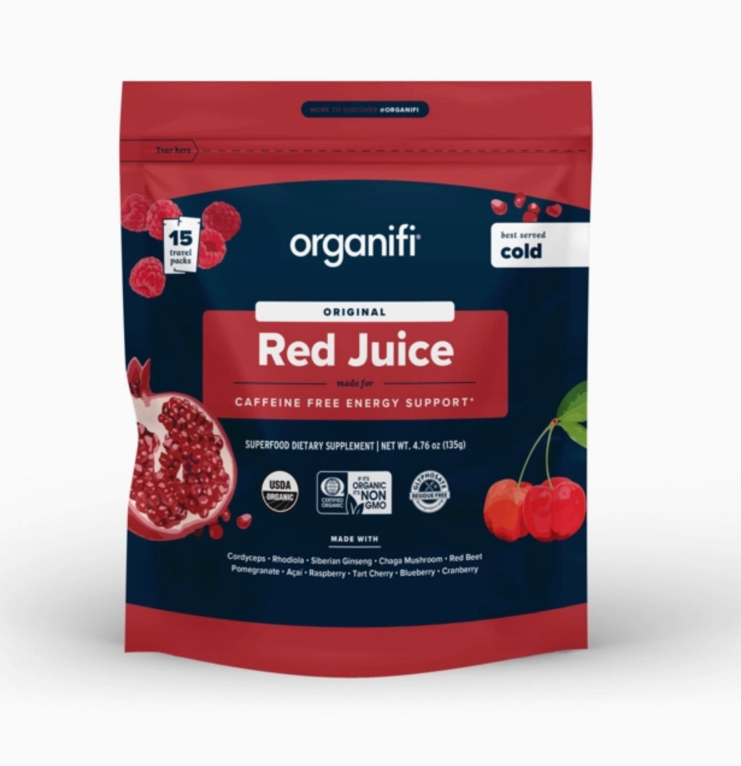 Organifi Red Juice 15ct Travel Packs