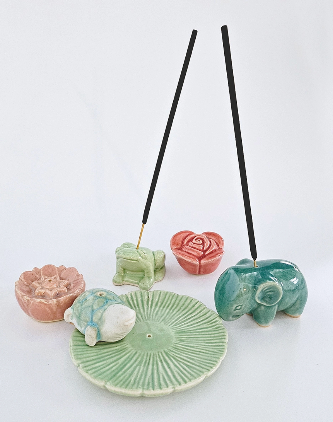 Ceramic Incense Holder Lily Pad