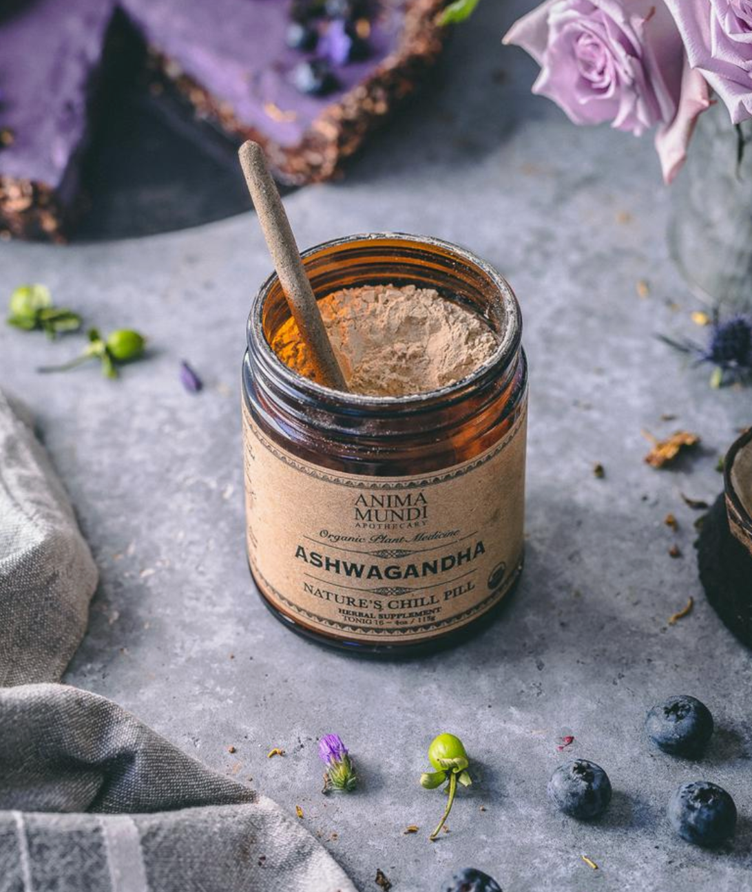 ADAPTOGENIC Powder | Organic, 7 Medicinal Mushrooms + Cacao