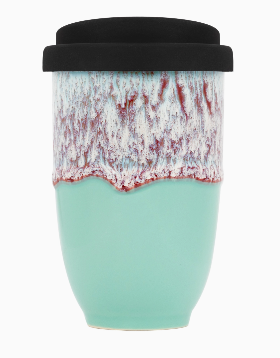 Nebula Ceramic Travel Mug – 12oz with Lid & Sleeve